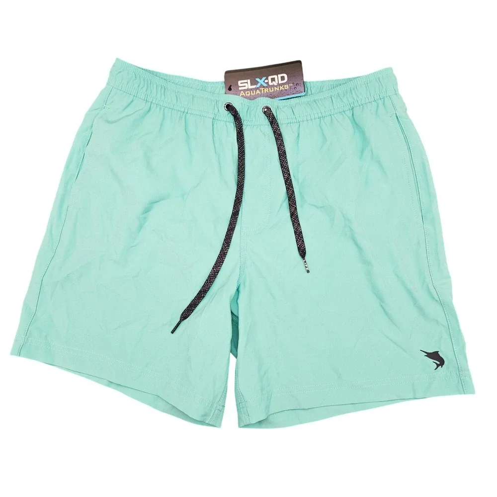 Salt Life (Men's Medium) Aqua Swim Trunks SLX-QD Performance Board Shorts‎ Surf